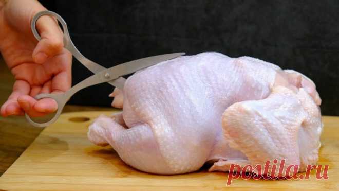 Вырезаем курице хребет – результат удивит всех своей сочностью, вкусом и ароматом
