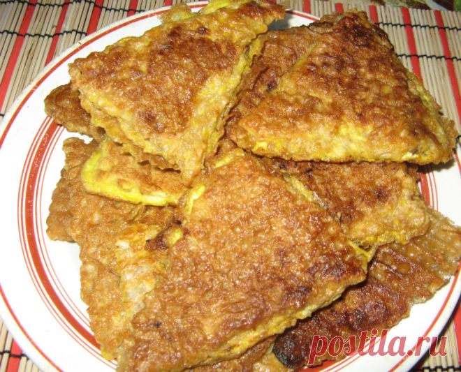 Вафельные коржи с фаршем