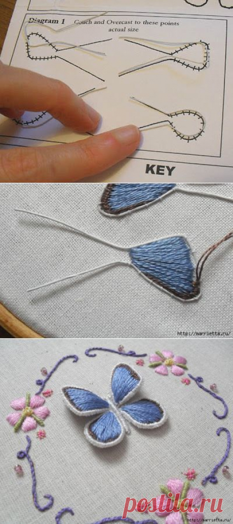 цитата valia_by : ОБЪЕМНАЯ ВЫШИВКА. КАК ВЫШИТЬ КРЫЛЬЯ БАБОЧКИ (05:08 08-11-2015) [4426181/376229640] - nimfa58@mail.ru - Почта Mail.Ru