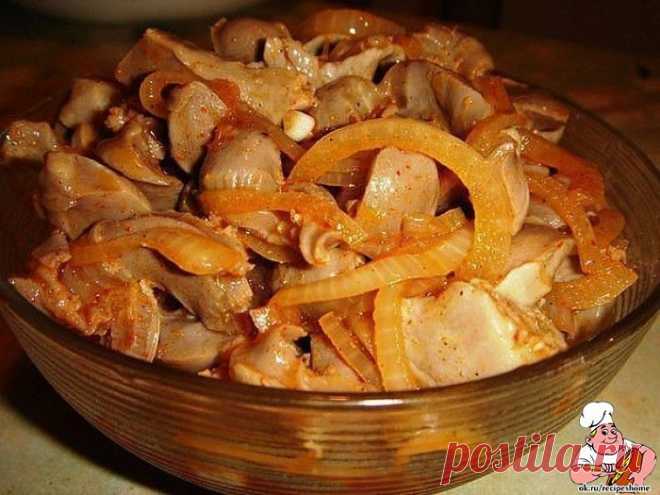 Куриные желудочки по-корейски - RecipesHome.ru