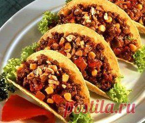 Шаурма (шаверма) с курицей и манго