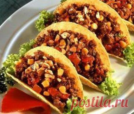 Шаурма (шаверма) с курицей и манго