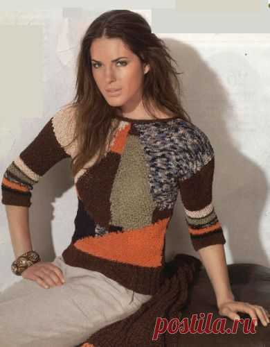 Женский джемпер спицами | Вязание для Вас