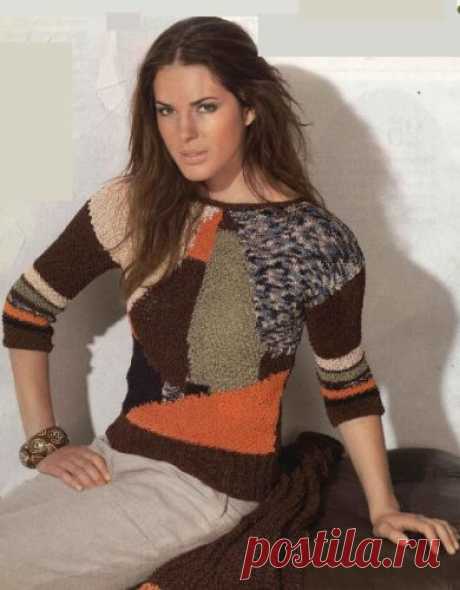 Женский джемпер спицами | Вязание для Вас