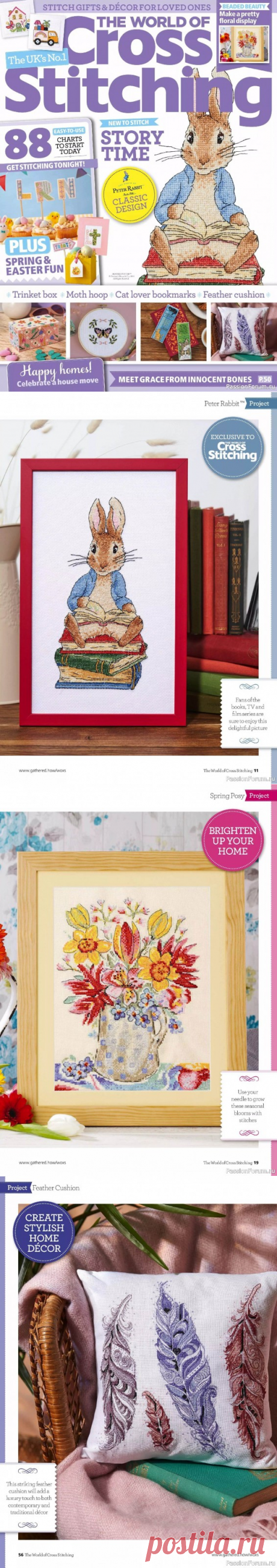 Коллекция вышивки в журнале «The World of Cross Stitching №344 2024» | Журналы