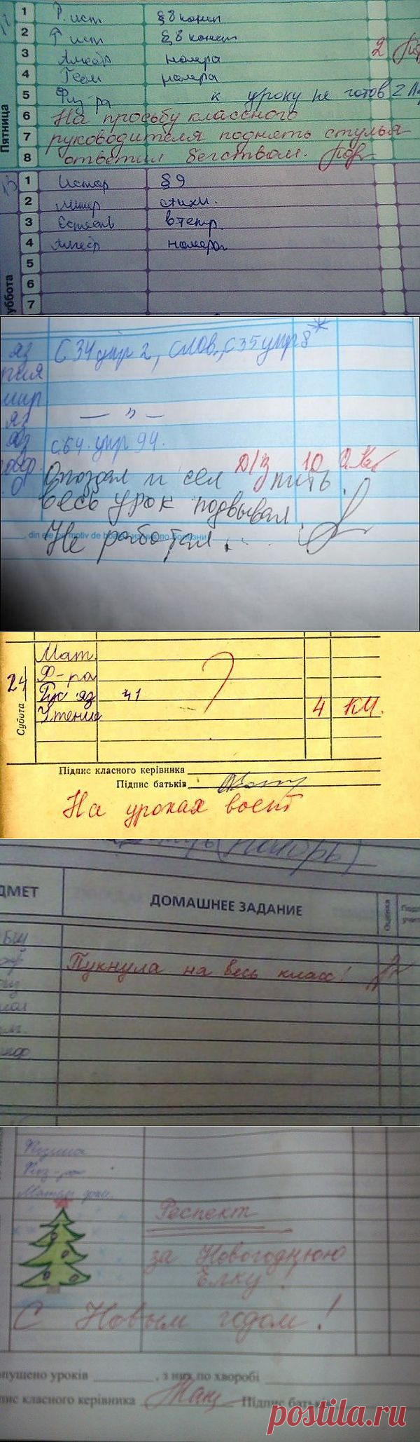Замечания в дневниках, которых мы когда-то так боялись... ) | ПолонСил.ру - социальная сеть здоровья