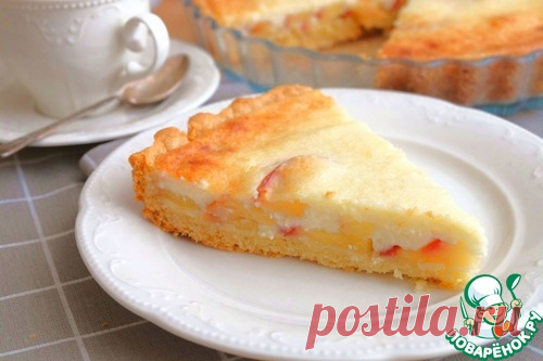 Яблочный песочный пирог - кулинарный рецепт