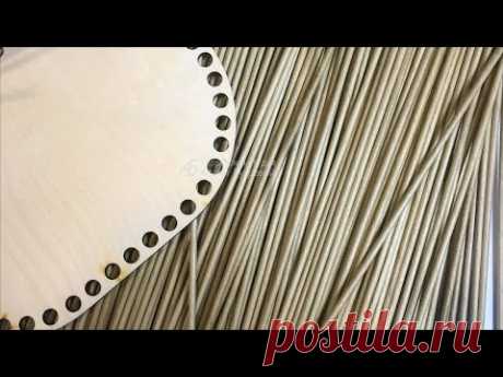 Оплетаю фанерную заготовку. Запись эфира.