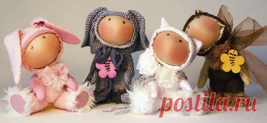 КУКОЛКИ ИЗ ТКАНИ И ТРИКОТАЖА. МАСТЕР-КЛАССЫ И ВЫКРОЙКИ / Всё из мира рукоделия (изучаю и делюсь различными техниками и видами рукоделия)