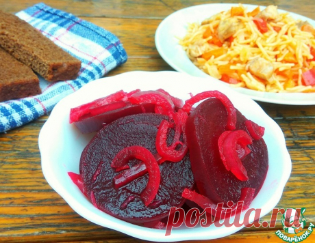 Маринованная свекла с луком – кулинарный рецепт
