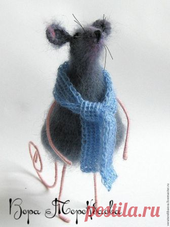 Как связать милую мышку – Ярмарка Мастеров