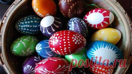 10 не химических способов окраски яиц