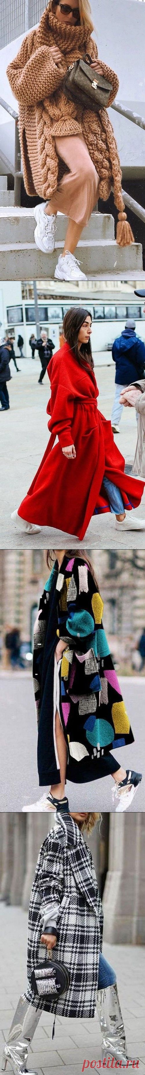 Модные пальто оверсайз 2019-2020: фото идеи, с чем носить пальто oversize