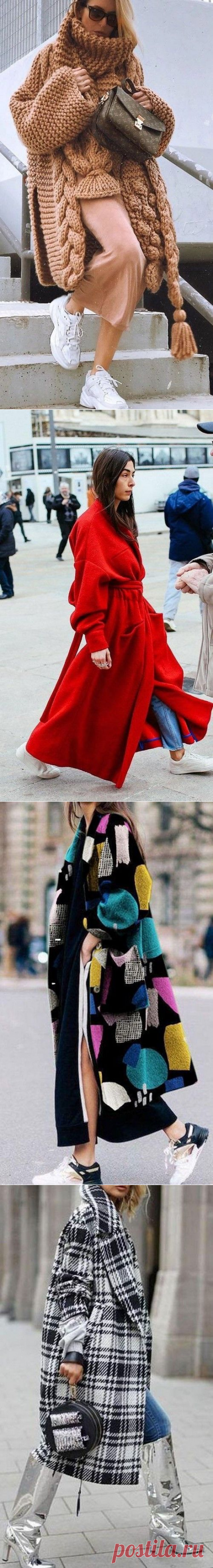 Модные пальто оверсайз 2019-2020: фото идеи, с чем носить пальто oversize