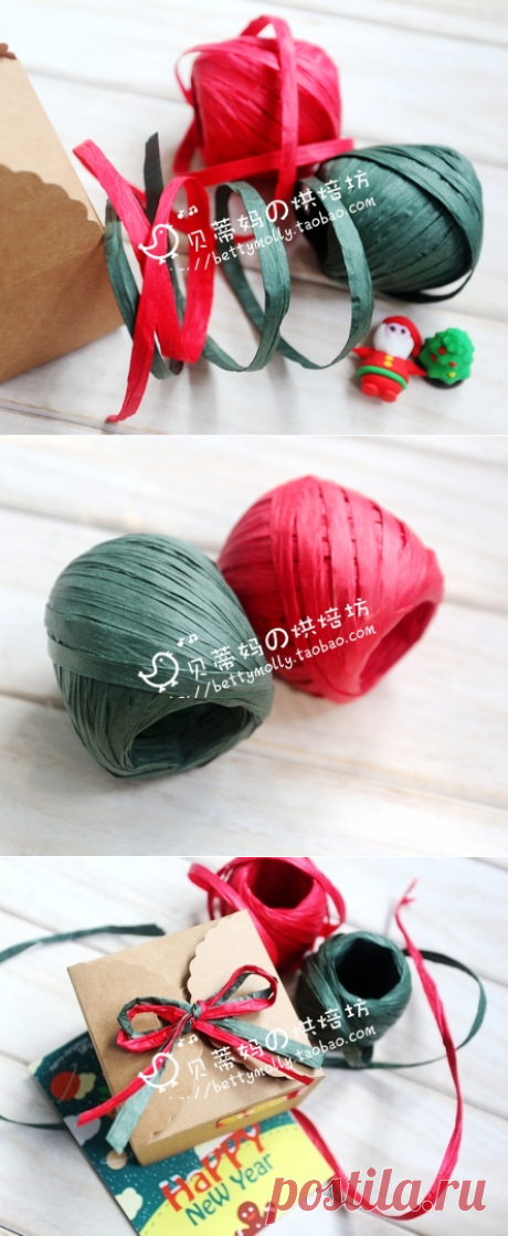 Sd003 красный зеленый пользу торт печенье рафия лента бумажная бечёвка palm упаковка веревка украшения 40 meter/lot купить в магазине Sarh Home DIY на AliExpress