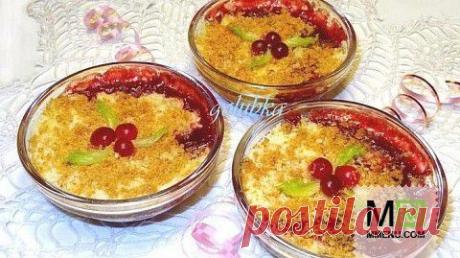 Клюква и груша под хрустящей корочкой - кулинарный рецепт. Миллион Меню
