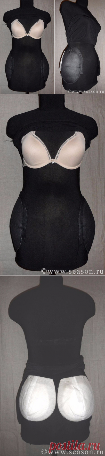 Изготовления одежды методом макетирования: подготовка манекена + базовая основа