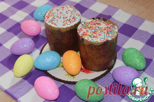 Творожный пасхальный кулич – кулинарный рецепт