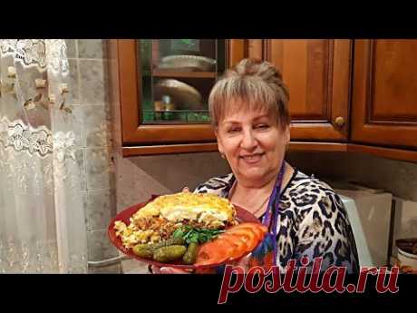 Мясная запеканка с макаронами и соусом Бешамель. Очень вкусно! Pasta casserole.