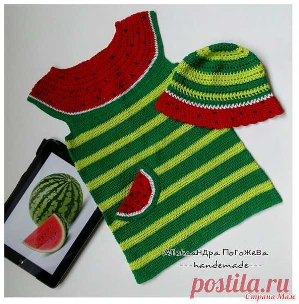 Сочное платье для дочи - Вязание - Страна Мам