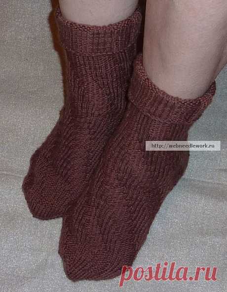 Самый простой способ вязания носок! Мастер-класс с фото. | Рукоделие в сети