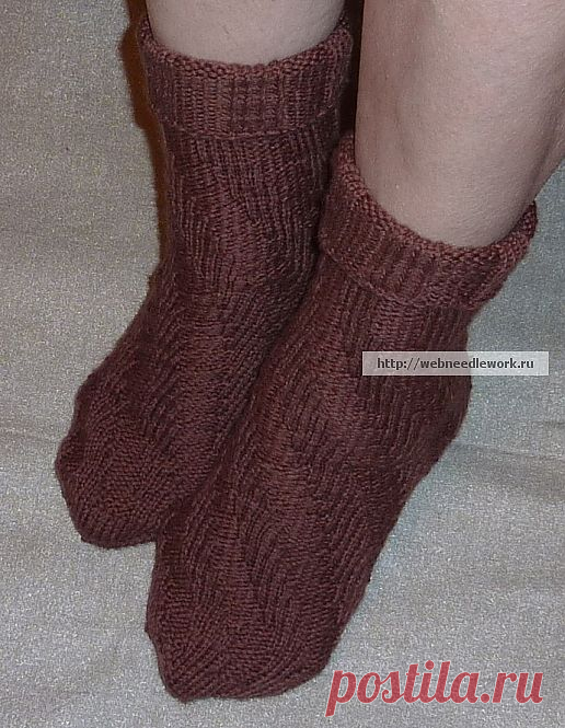 Самый простой способ вязания носок! Мастер-класс с фото. | Рукоделие в сети