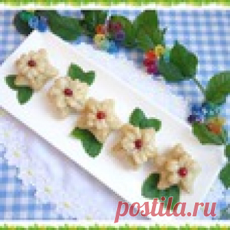 Цветы из слоеного теста Кулинарный рецепт