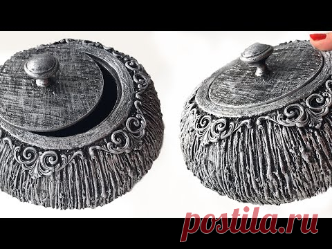 Красивая шкатулка папье-маше своими руками