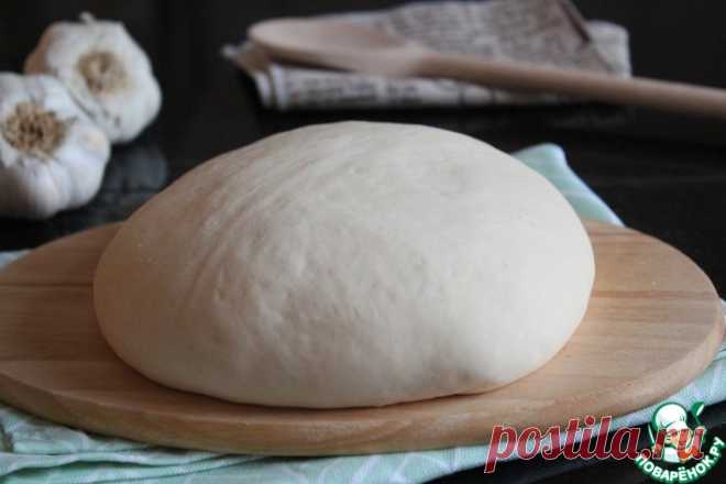 Тесто для очень тонкой пиццы Кулинарный рецепт