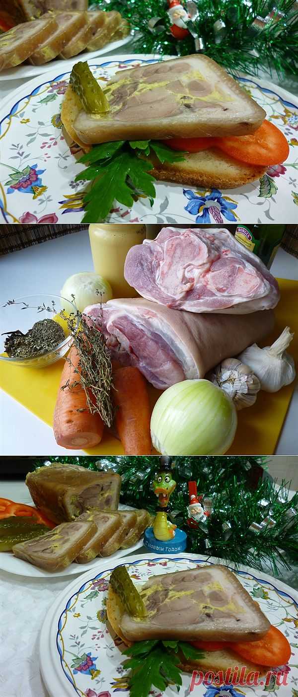 Закуски к пиву, рецепт: Рулет из свиной рульки (голяшки)