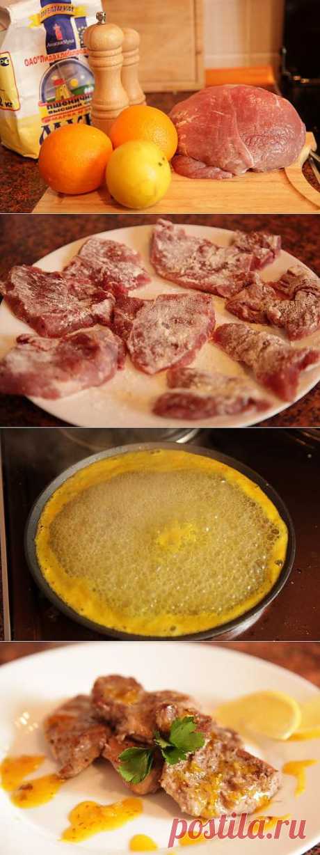 Медальоны из свинины с апельсиновым соусом / Рецепты с фото