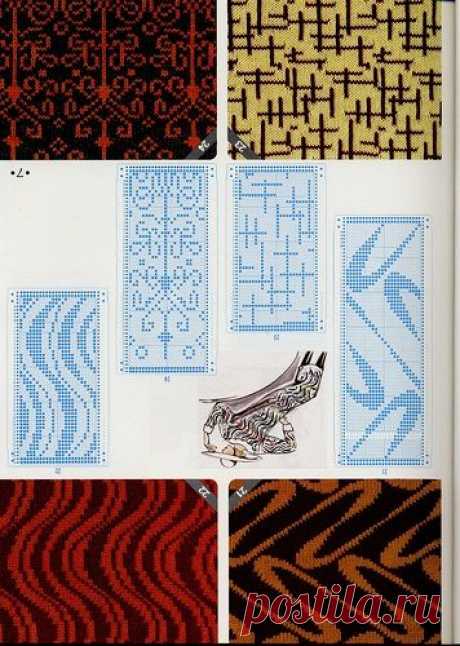Вязание спицы.Узоры.Жаккард.Альбом «Knitting Patterns 2
