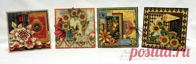 G45 French Country Sq Cards | Aspiring to Creativity