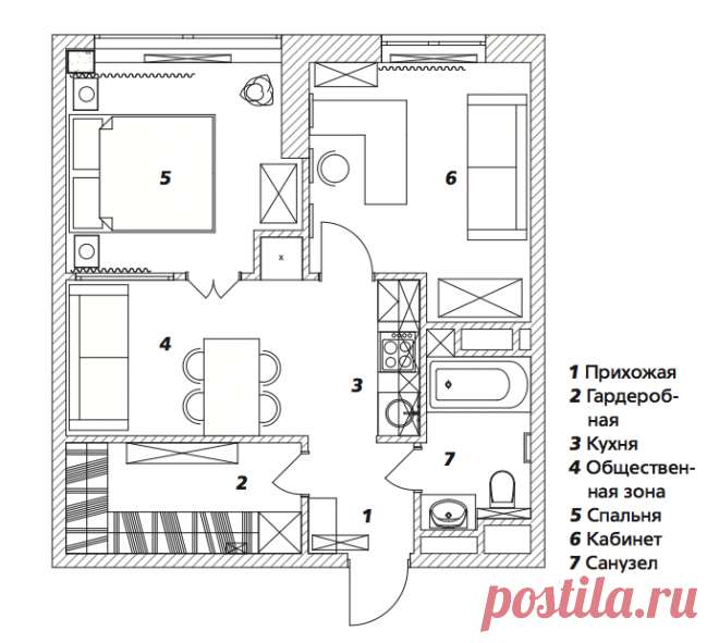 Дизайн интерьера квартиры дизайнера Алексея Сушкова, 47 м² | AD Magazine