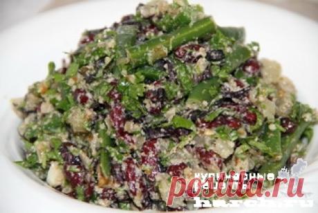 Салат из фасоли с орехами по-армянски | Фоторецепт с подробным описанием от Харч.ру
