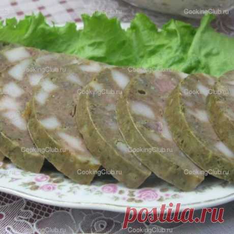 Kолбаса домашняя печеночная - Экономно и очень вкусно!