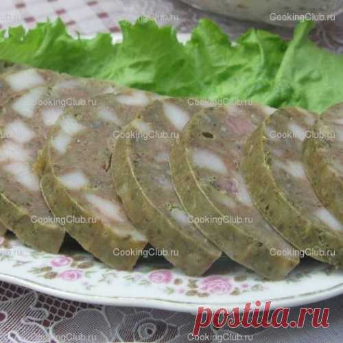 Kолбаса домашняя печеночная - Экономно и очень вкусно!
