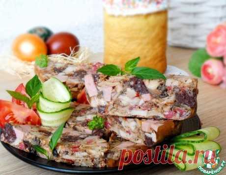 Зельц домашний с грибами – кулинарный рецепт
