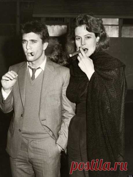 Мэл Гибсон и Сигурни Уивер, 1983 г.