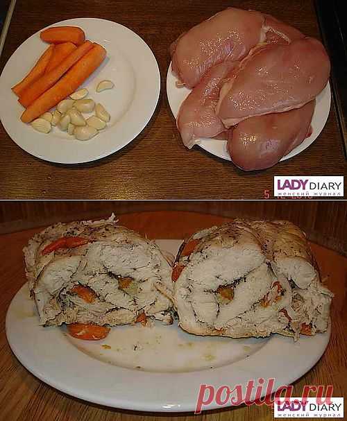 Буженина из куриного филе.