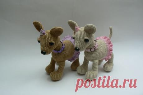 Амигуруми собака