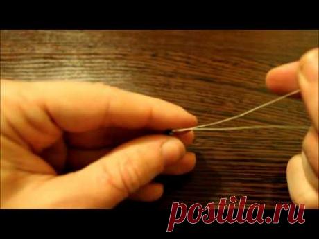 Как привязать мормышку. З способа
