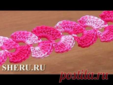How To Make Crochet 2-Side Cord Урок 8 Вязание крючком