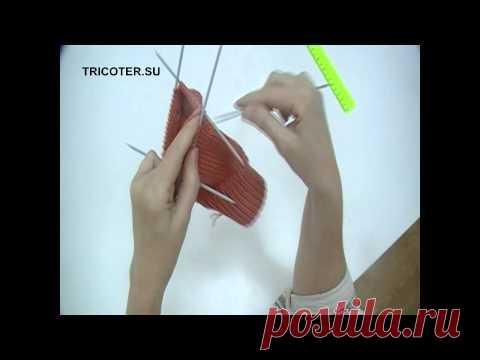 Вязание носков спицами