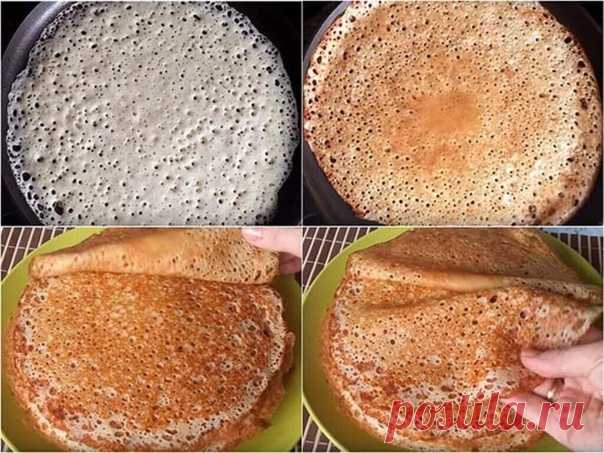 Готовим вкусный и сытный завтрак для всей семьи!

Блины на кефире

Рецепт блинов на кефире, которые получаются даже у тех, у кого они не получаются никогда

Ингредиенты:

пол-литра кефира или простокваши
стакан молока
1 яйцо
1-2 столовые ложки сахара
пол-чайной ложки соли
чайная ложка соды
мука
растительное масло

Приготовление:

В кастрюлю наливаем подогретый до теплого, но не горячего состояния кефир (или подогреваем в кастрюле).Туда же выкладываем сахар, муку, соль, сод...