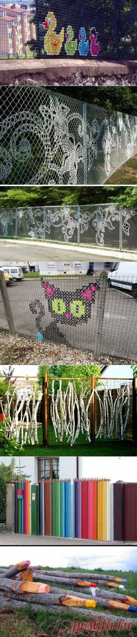 Самые необычные заборы, которые можно смастерить самому!