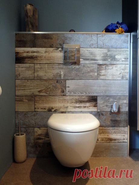 Reclaimed Wood: Rachel's Bathroom Transformation - Walls and Floors | Walls and Floors