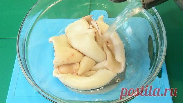 У меня ни один кальмар не пропадает: блюдо, которое хочется приготовить ещё (делюсь любимым рецептом салата из кальмаров) | Станислав Ручкин Пульс Mail.ru