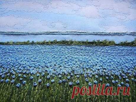 Сложно поверить, но это вышивка