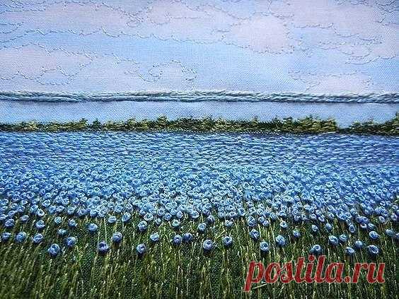 Сложно поверить, но это вышивка